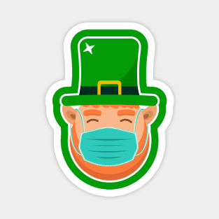 St. Patrick using masks Magnet