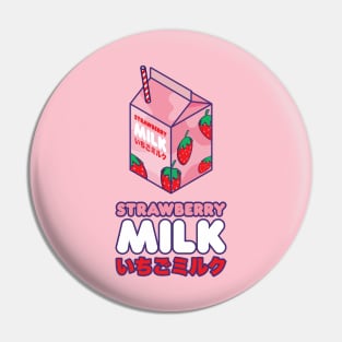 Kawaii Strawberry Milk Pin