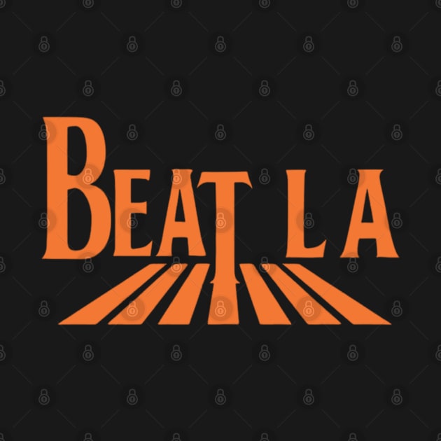 San Francisco Giants Beat LA Front And Back Print - The Beatles John Lennon by ADODARNGH