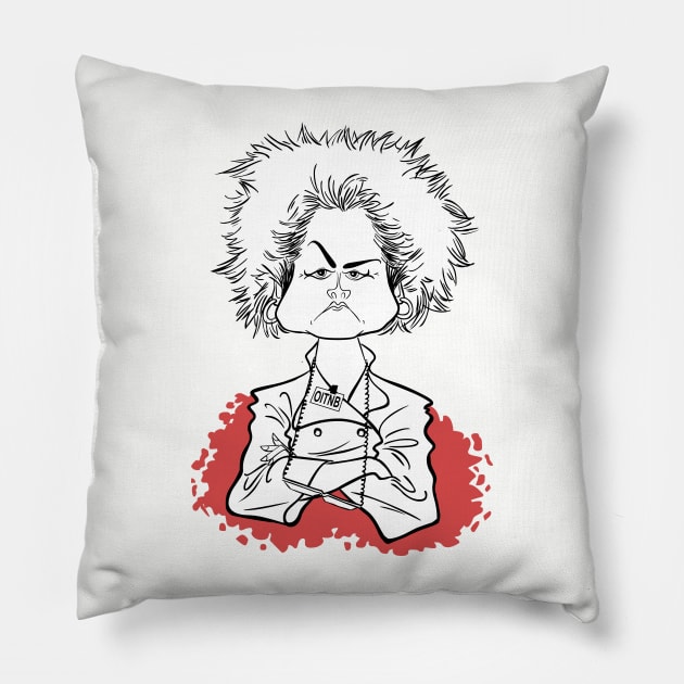 OITNB "Red" Pillow by schomiak