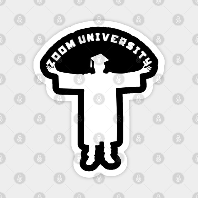 Zoom University Graduate Magnet by All About Nerds