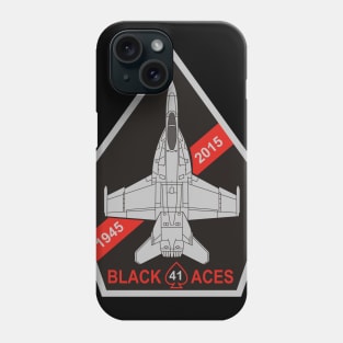 VFA-41 Black Aces - F/A-18 Phone Case