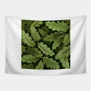 Green Leaves Pattern 20 Tapestry