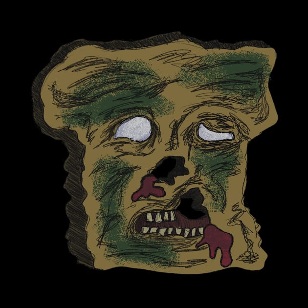 Zombie Toast by T-Shirts by Elyn FW