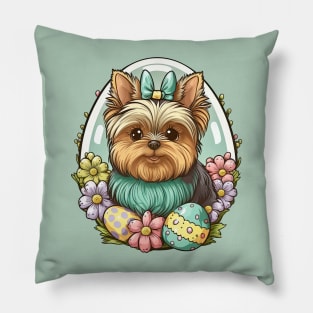 Yorkshire happy easter day Pillow