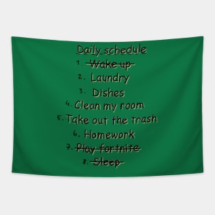 Daily Schedule Tapestry