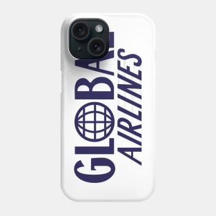 Global Airlines - White Background Phone Case