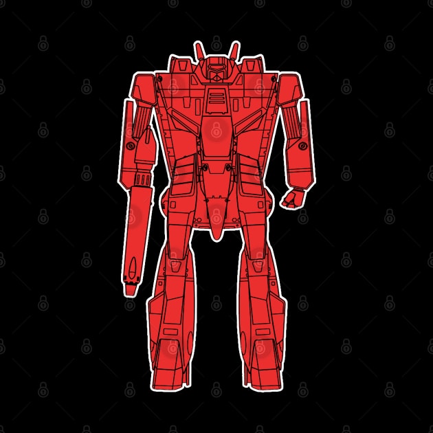 Design red by Robotech/Macross and Anime design's