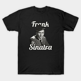 Vintage 70s Frank Sinatra Old Blue Eyes is Back Frankie Tee T Shirt M  RARE!***