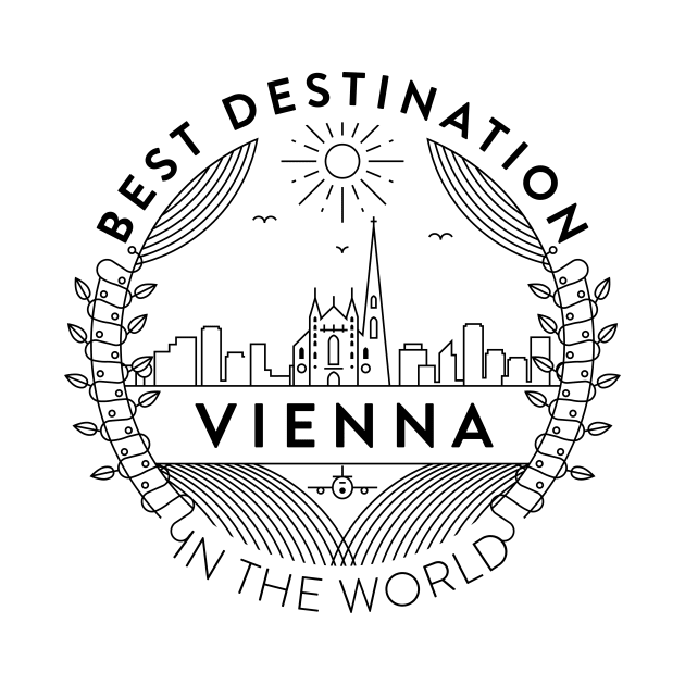 Vienna Minimal Badge Design by kursatunsal