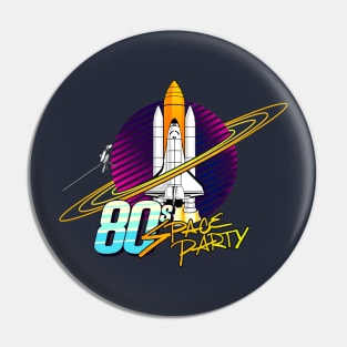 80 Space Party - Alt Pin