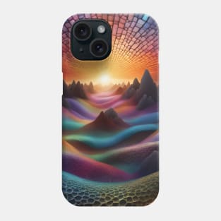 Colourful Alien Landscape Phone Case