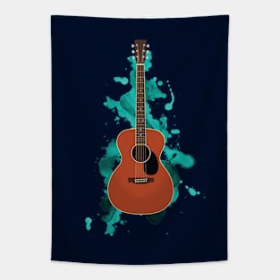 Concert Style Acoustic Guitar All Mahogany Tapestry