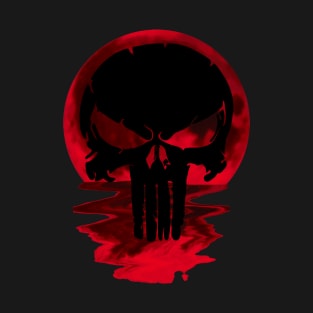 red moon skull 1 T-Shirt