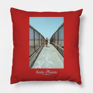 Santa Monica California Pillow