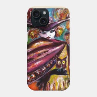 FAUST Mysterious Mask with Tricorn and Owl Phone Case