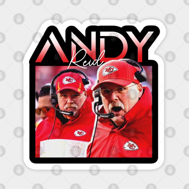 Andy Reid Bootlag Vintage Style Magnet by olivia parizeau