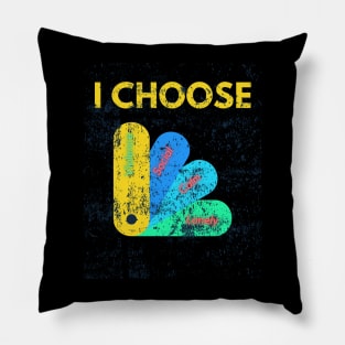 I Choose Violence Funny Quote Pillow