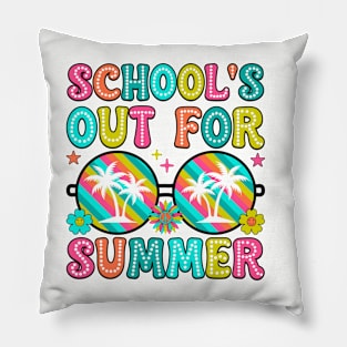 Schools Out For Summer Shirt, Happy Last Day Of School Shirt, Summer Holiday Shirt, End Of the School Year Shirt, Classmates Matching Pillow