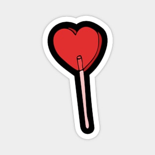 Valentine's day Heart Sucker Magnet