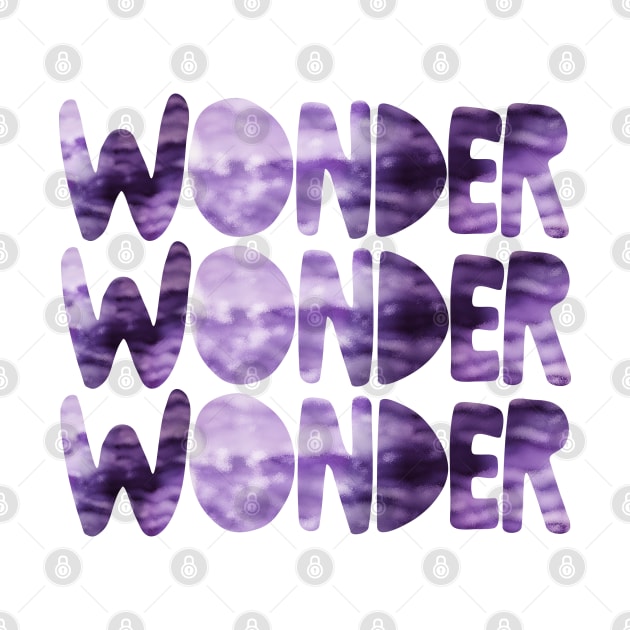 Wonder (Purple Abstract) by jhsells98