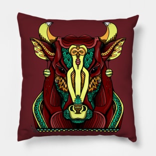 Ox Totem, Chinese New Year Pillow