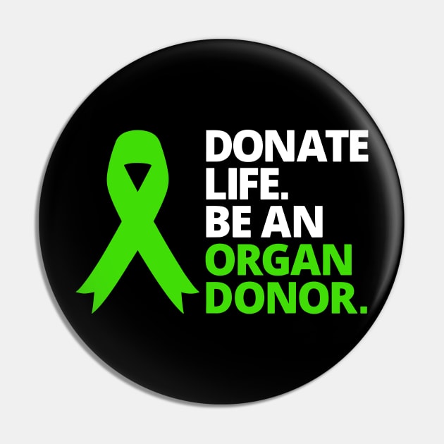 Donate Life Be An Organ Donor, Awareness Green Ribbon Pin by LEGO