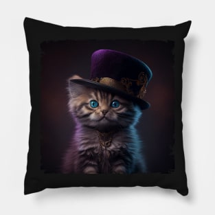 Mardi Gras Cat Gifts Pillow