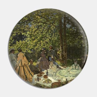 Luncheon on the Grass by Claude Monet Pin