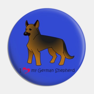 I *heart* my Shepherd Pin