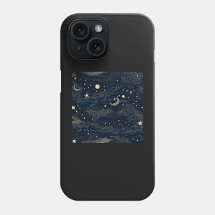 Embrace Celestial Elegance with Our Dazzling 'Starry Night' Pattern! Phone Case