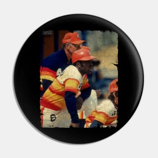 Bill Virdon and Joe Morgan in Houston Astros Pin