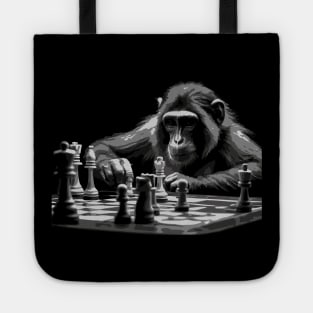 intelligent monkey plays chess Tote