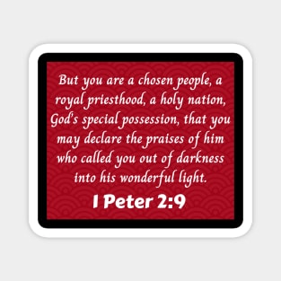 Bible Verse 1 Peter 2:9 Magnet