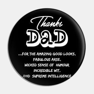 Thank You Quote For Father's Day Pin