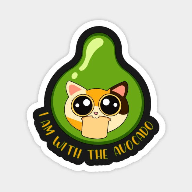 i'm with the Avocado Magnet by DreamPassion