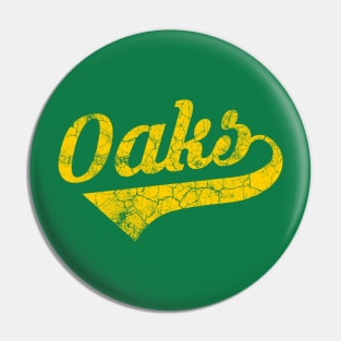 Oaks Baseball Pin