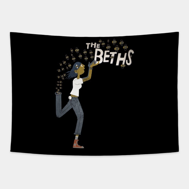 The Beths and Bees Tapestry by arkobasaka