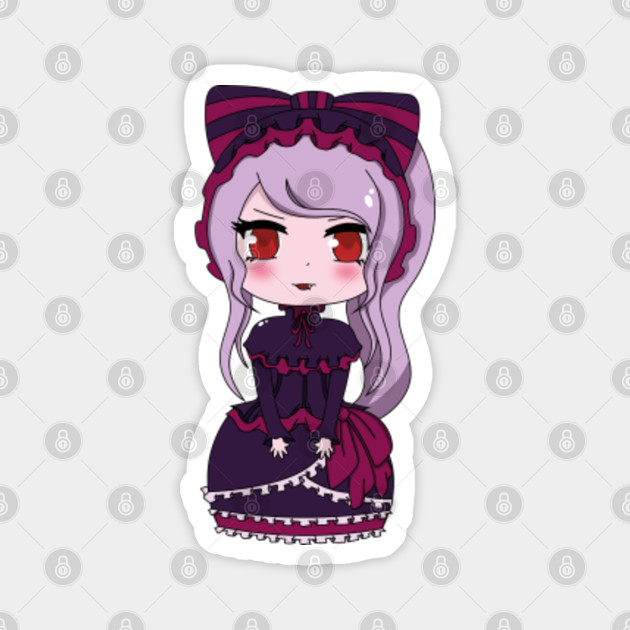 Shalltear Bloodfallen Chibi Overlord Overlord Magnet Teepublic Anime chibi chibianime overlord overlordanime shalltear shalltearbloodfallen. teepublic