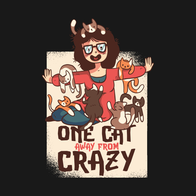 Discover Crazy Cat Lady Funny Cat Gift - Crazy Cat Lady - T-Shirt