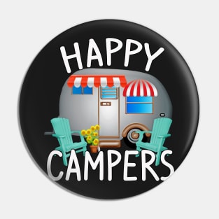 Cool Camping Stuff - Happy Campers Pin