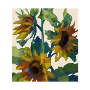 sunflower painting T-Shirt