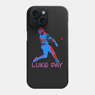 LUKE DAY RED WHITE AND BLUE BASEBALL PLAYER Phone Case