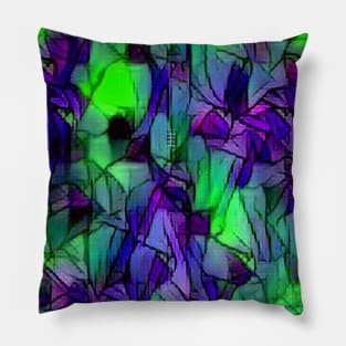 Abstract Poisoned Heart Blossom made from Hearts (MD23Val002) Pillow