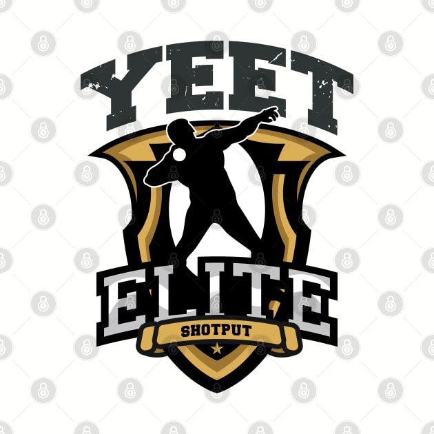 Yeet Elite Shotput Badge Track N Field Athlete by atomguy