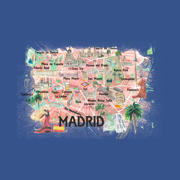 Discover Madrid - Madrid - T-Shirt