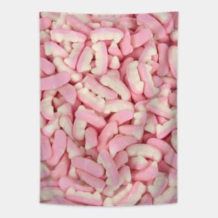 Vampire teeth candy Tapestry