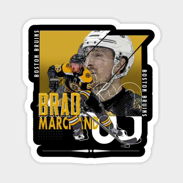 Youth Brad Marchand Black Boston Bruins Player Name & Number T-Shirt