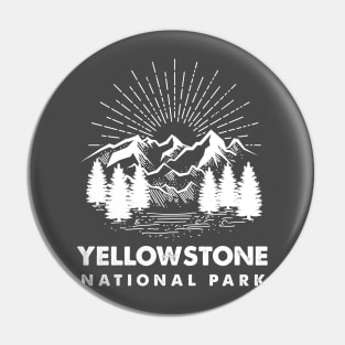 Yellowstone National Park Retro Pin