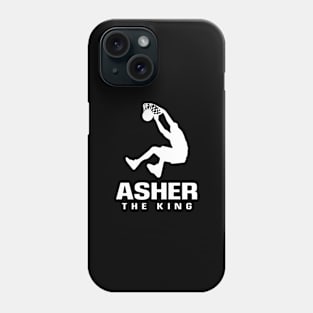 Asher Custom Player Basketball Your Name The King Phone Case